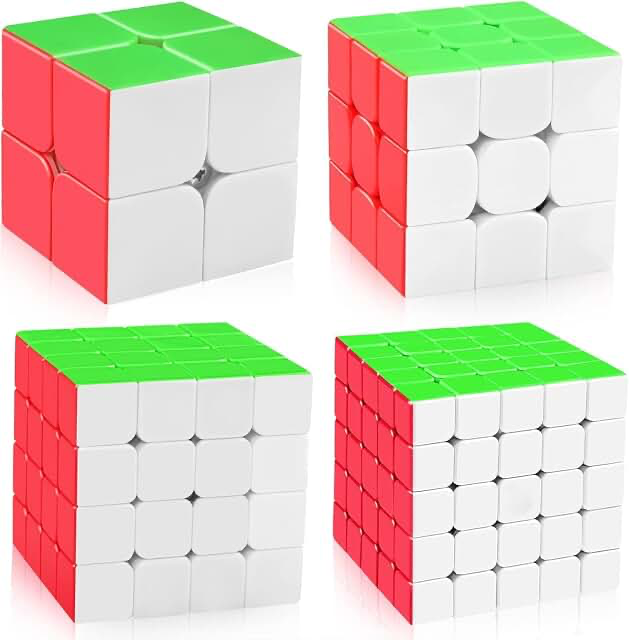 Starter Set (2x2, 3x3, 4x4) — One box with the whole progression — start on 2x2 and work up to 4x4.